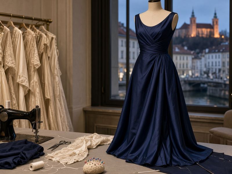 Evening wear at Sublavultu Atelier