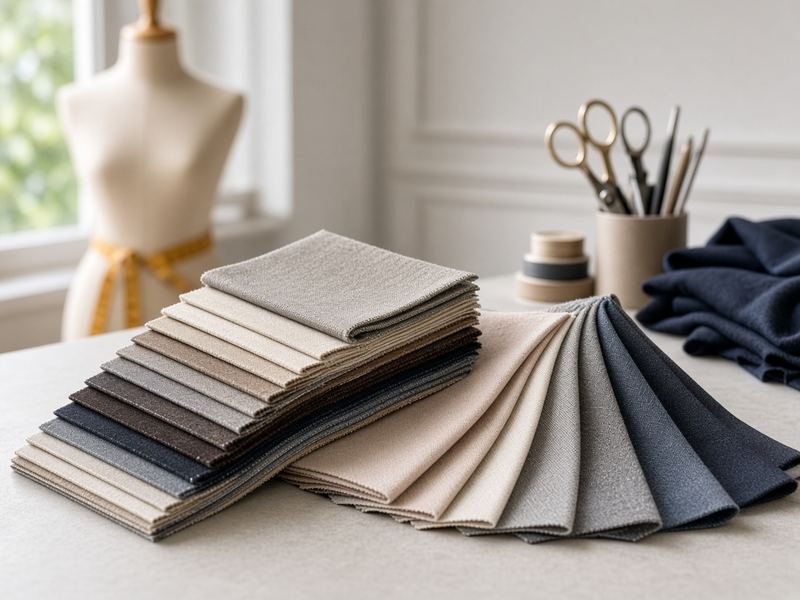 Fabric sourcing at Sublavultu Atelier